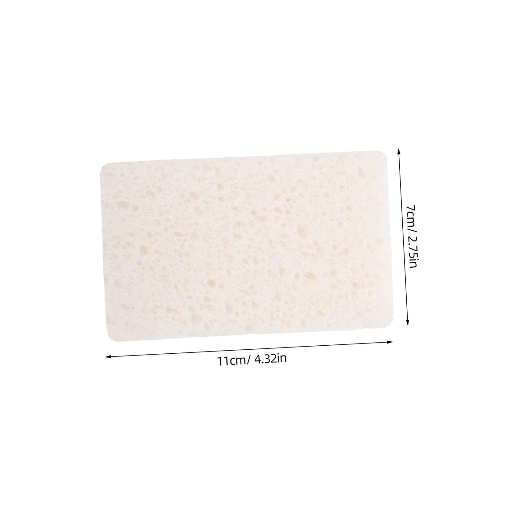 Toyvian Paquete de 20 Esponjas de Pulpa de Madera para Cocina y Limpieza del Hogar, Esponjas Absorbentes Que No Rayan, Ideales para Eliminar Grasa y Suciedad
