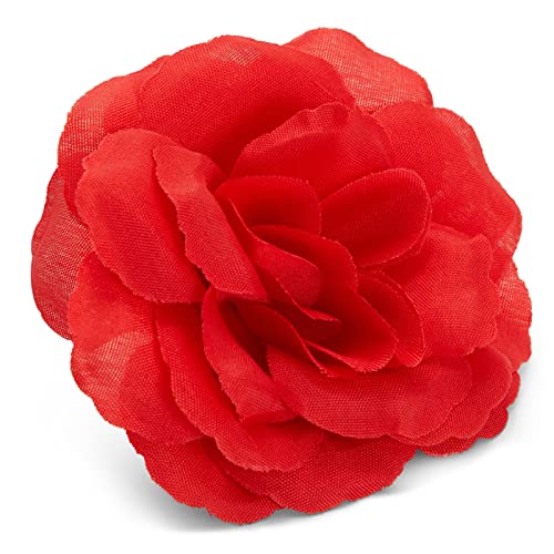 50 Pack Red Artificial Silk Cloth Roses, 3 Inch Stemless Fake Flowers For Wall Decorations, Wedding Receptions, Faux Bouquets, Spring Decor, And Diy Crafting Projects #TOP7
