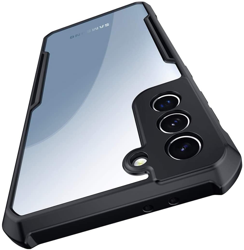 SHINESTAR Samsung Galaxy S21 FE 5G Back Cover Case | Ultra Thin 360 Degree Protection Crystal Clear Tranparent Bumper Back Cover Case for Samsung Galaxy S21 FE 5G - Black (B0CH3XX876) Amazon Price History, Amazon Price Tracker