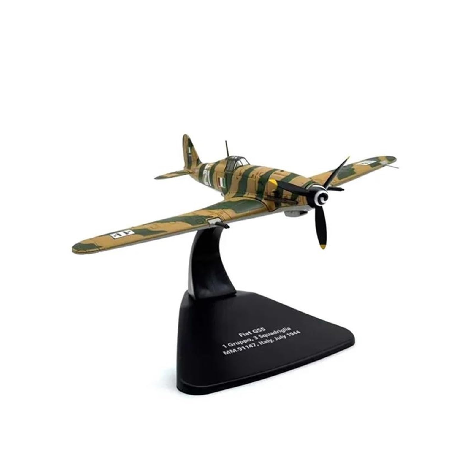 Pressofuso in Metallo per Aerei pressofusi in Scala 1:72 per Fiat G55 Fighter Lega di Aeroplano Modello Prodotto Collezione di Giocattoli Ornamento statico per Raccolta ed Esposizione