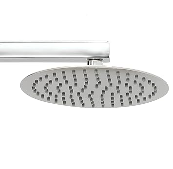 ANMEX ROUND 8X8 (8Inch) Over Head Rain Shower with Square Shower arm (18INCH ARM)