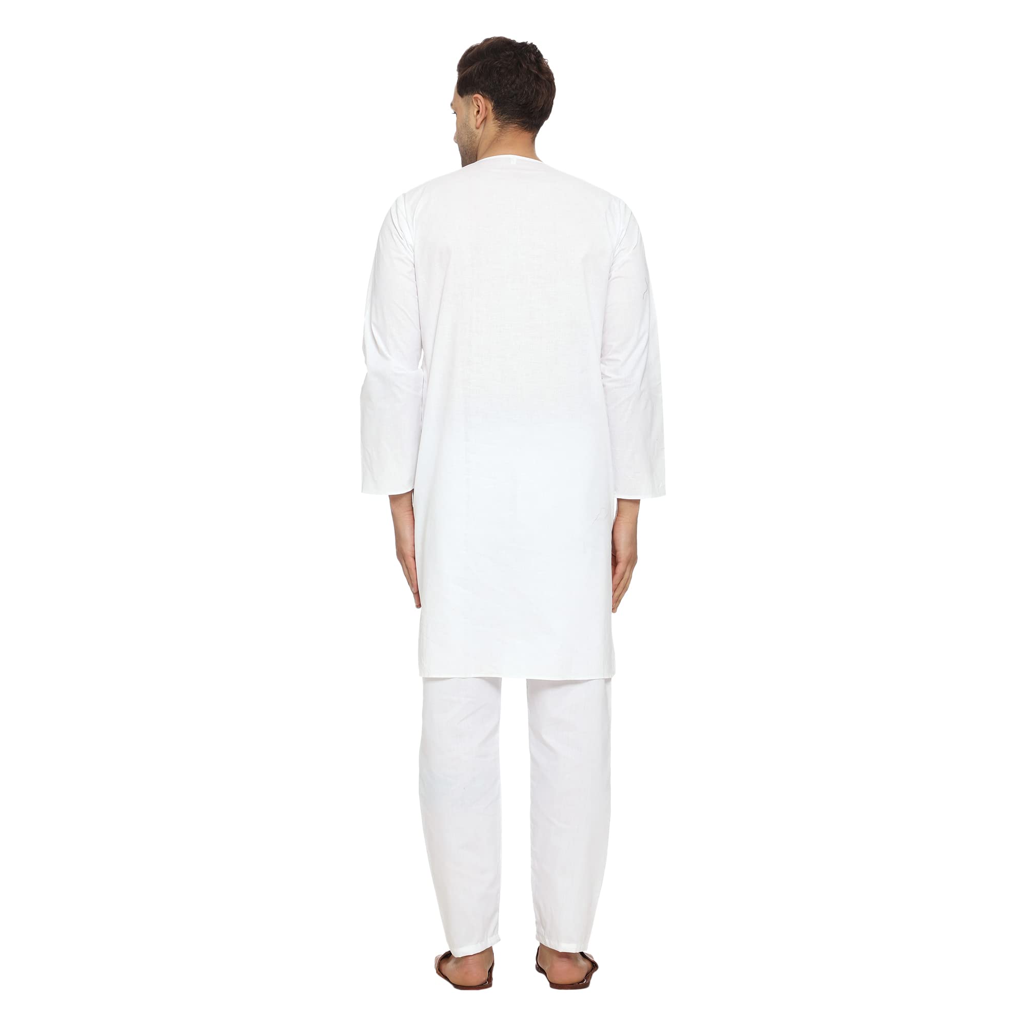 ITOS365 Pigiama da uomo in cotone Kurta da uomo, abbigliamento etnico e yoga meditazione, festival, casual e uso quotidiano