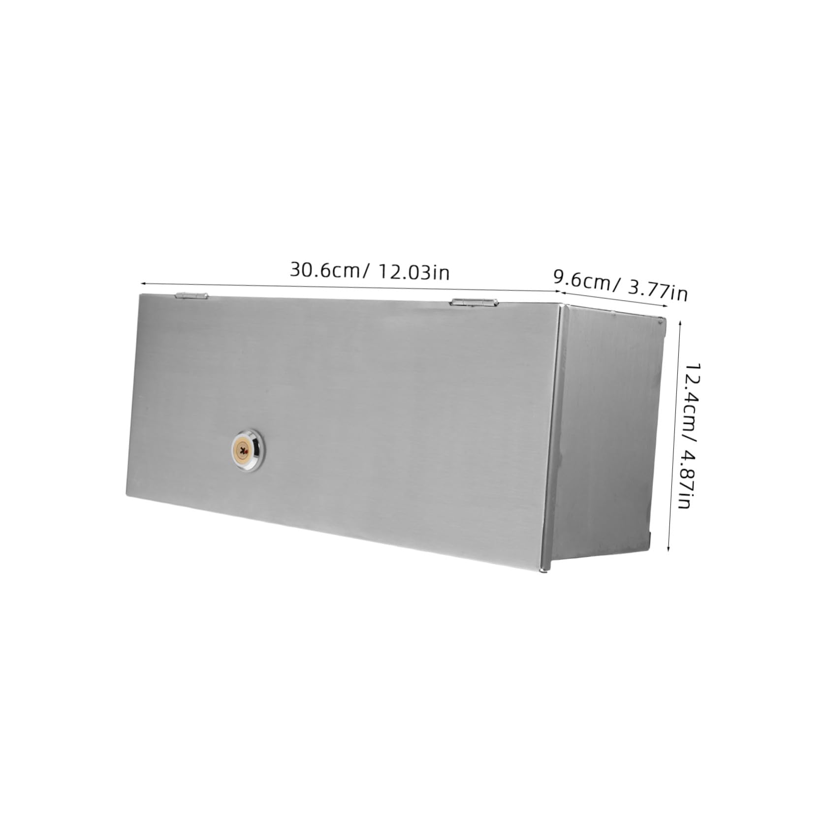Edelstahl Wetterfeste Outdoor Electl Abdeckung PE 86 mit Diebstahlschutz - Sicherer Steckdosenschutz für Küchen und Büros, & Robust