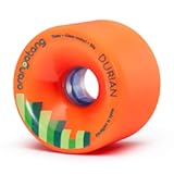 Orangatang Durian 75 mm Freeride Longboard Skateboard Wheels (Set of 4)