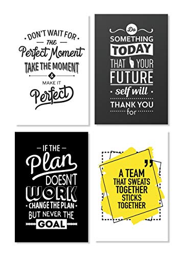 Image of PAPER PLANE DESIGN Inspirational Motivational Quotes Wall Abstract Poster (PACK OF 10 K) (J)