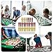 Foosball Men - 26x Rod Foosball Player Figures, Small Doll Statues for Foosball Table Components, Replacement Parts for Football Machine Accessories