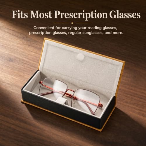 Image of Vemiss Hard Shell Eyeglass Cases, Lightweight Portable Glasses Case for Women Men