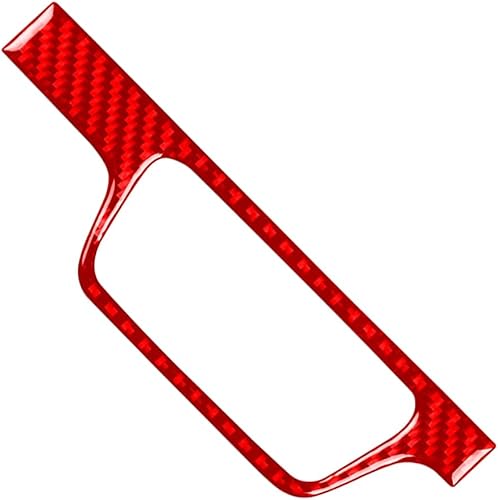 Miniatura 4 de Lirun Car Headlight Switch Panel Frame Vent Button Decoration Inner Cover Trim Fit For Kia Forte Cerato K3 2019 2020 2021 2023, Red (Fit Right-Hand