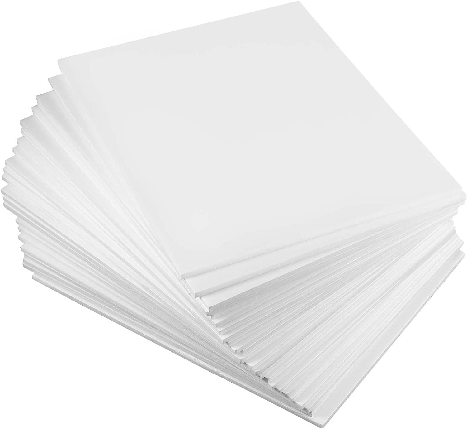 Paquete de 5 tableros de espuma blanca, tablero de estera de poliestireno de 300 x 400 mm de grosor