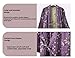 PEWRESLORS Soft Cotton Japanese Sleepwear Kimono Yukata Lightweight Bathrobe Nightgown Breathable Pajamas Women, L, Purple