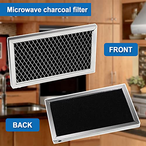 Jx81J Wb02X11124 Microwave Recirculating Charcoal Filter Wb06X10823 Microwave Filter Compatible With G.e Microwave Charcoal Filter Replacement,4 Pack #TOP4