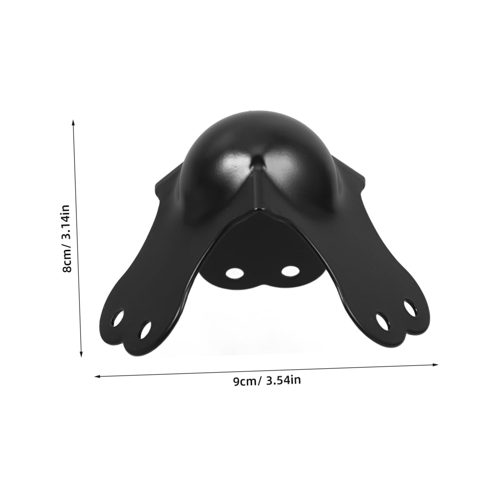 FUNOMOCYA Chrome Plated Metal Box Corner Protectors Pack for Cabinets Flight Cases Speaker Corners Simple Installation High Impact Resistance