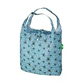 ECO CHIC Foldable Reusable Grocery Bags - Foldable Grocery Bags - Lightweight, Recycled & Reusable Shopping Bag - Waterproof, Packable Tote Fitting in Fine Grocery Bag Carrier