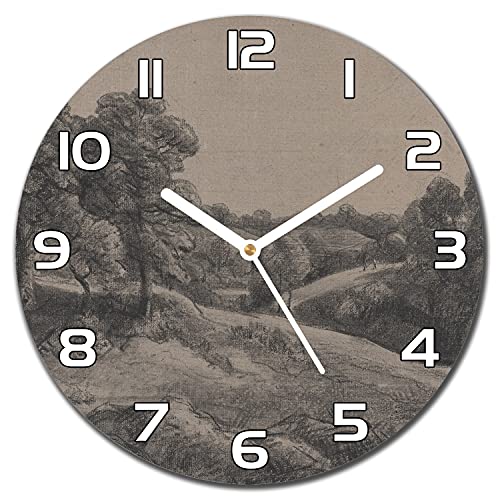 Horloge en verre de sécurité lisible et robuste pour salon moderne - 2