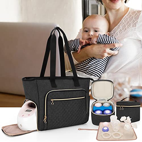 Luxja LX21701(S) Breast Pump Bag (With A Breastmilk Cooler Bag, A Small Carrying Case And A Waterproof Mat) Compatible With Spectra S1 And S2 thumb #7