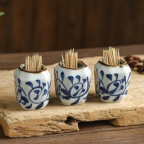Support en céramique de table : boîte à cure-dents minimaliste et chic