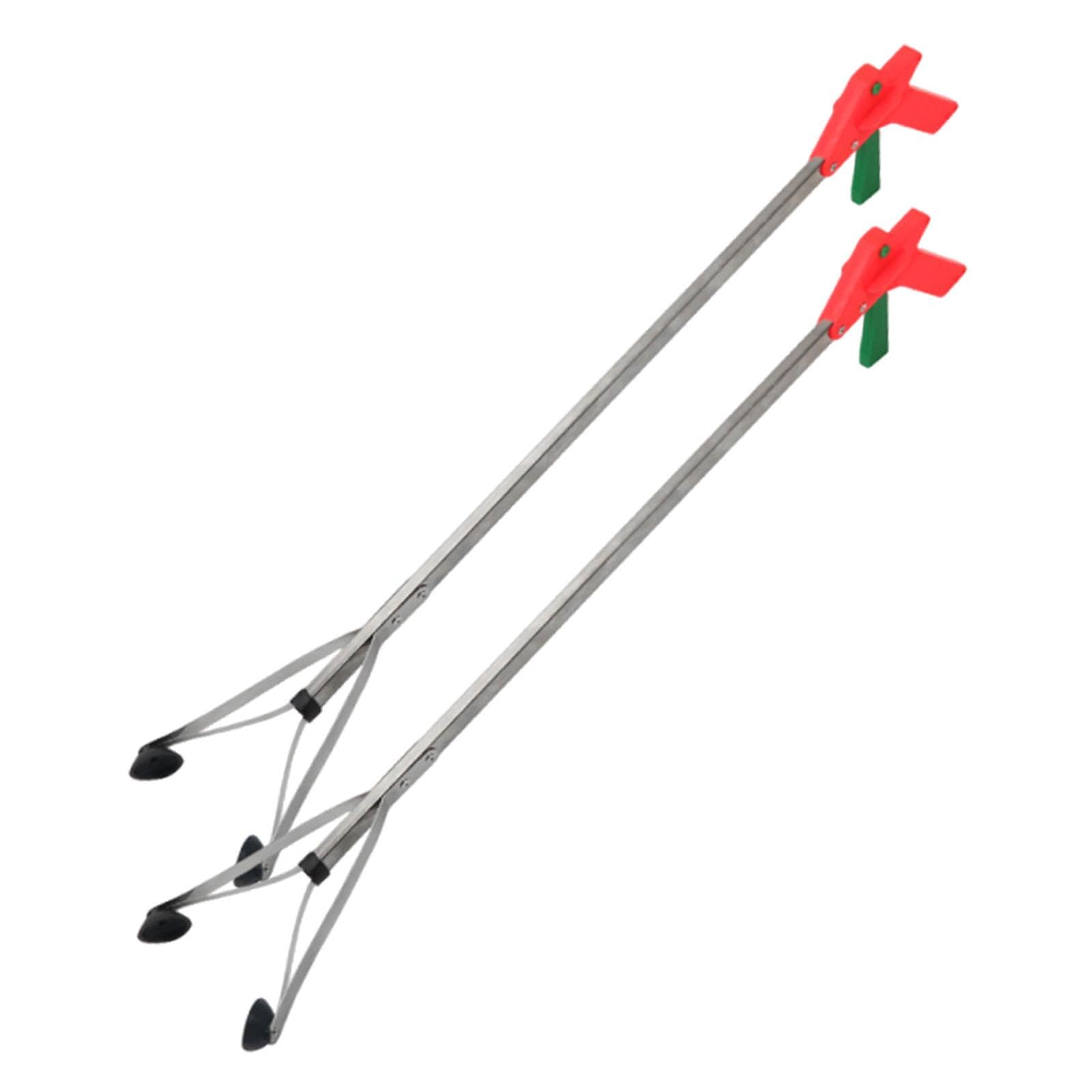 Sharplace 2 pinzas para recoger basura, recogedor de basura, papel higiénico, para habitaciones y vehículos, M