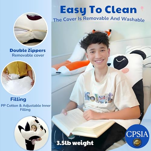 Lunamira LUNAMIRA_PILLOW_PANDA_NOV_2023 Panda Kids Body Pillow thumb #6
