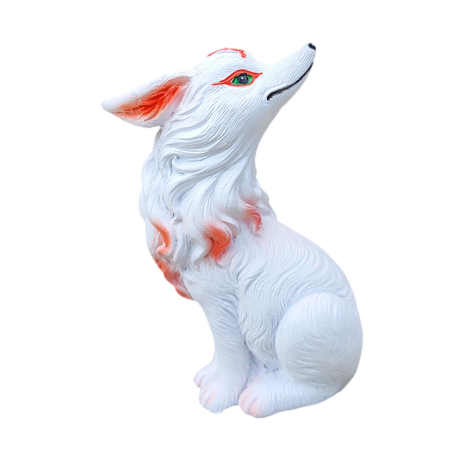 Ornement de jardin idéal pour pelouse extérieure avec sculpture d'animal résine durable