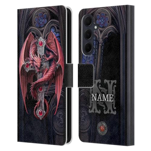 Coque portefeuille Samsung Galaxy A35 5G au style gothique Anne Stokes pour vos déplacements