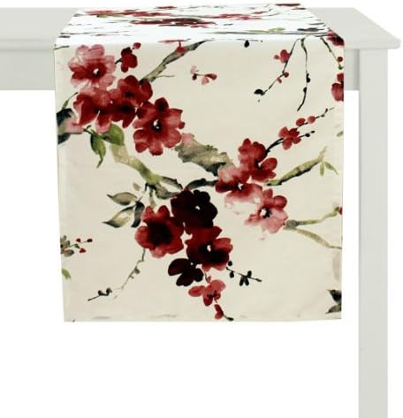 Apeltstoffe Hanami Table Runner 48 x 135 x 20 cm Cherry Blossom