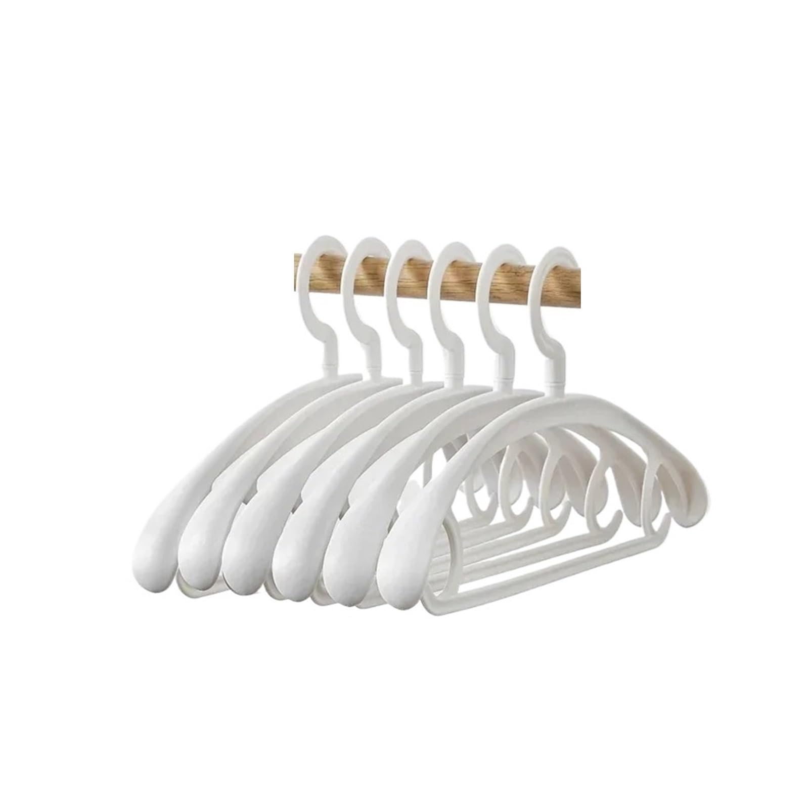 5Pcs/pack Clothes Hanger Closet Organizer Rack Coat Display Wardrobe Racks(4grey)