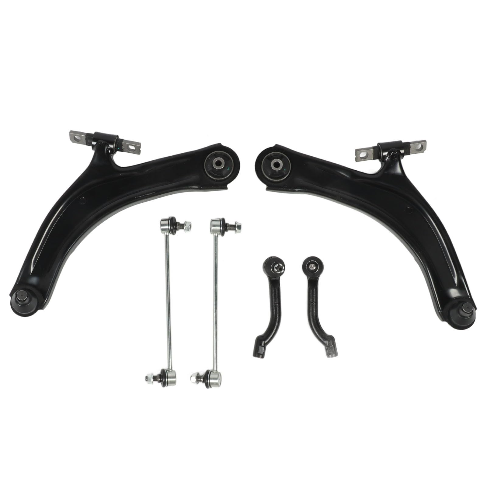 Control Arms, Front Lower Suspension Wishbone Left Side, Compatible with Nissan Qashqai MK1 J10 2007-2015, Front Left Track Control Arm Steering Linkage Assembly Replacement