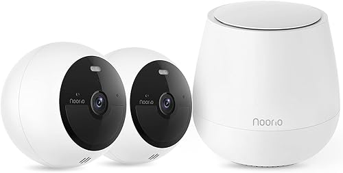 Noorio 2 cámaras de seguridad B211 con Smart Hub