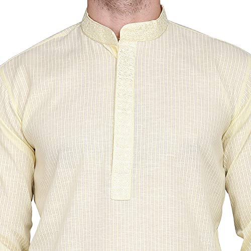 Image of Jagdish GARMENTS Cotton Trendy Embroidery Kurta for Men for Festive