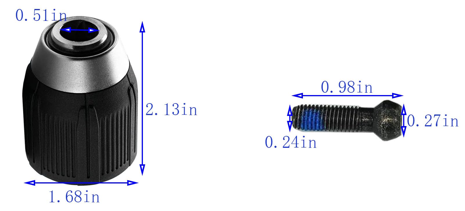 Portabrocas de repuesto N472497 para DeWalt DW959K DCD771C2 DCD776C2 DCD777C2 DCD776 DCD778