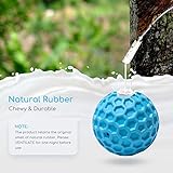Nobleza Hundeball, Unzerstörbar Hundespielzeug Ball aus Naturkautschuk, Quietschend Interaktives Kauspielzeug, Robuster Hunde Ball, Squeaky Dog Balls, Ø 8cm