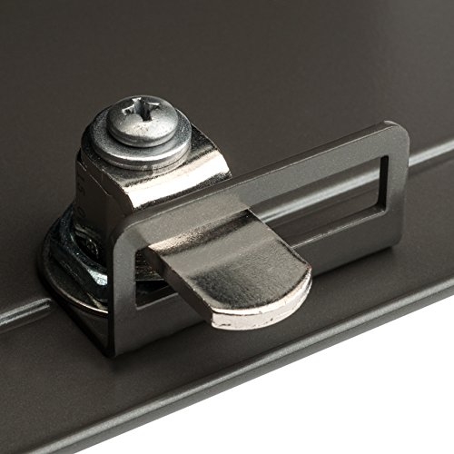 Architectural Mailboxes 6200Z-10 Oasis Classic Locking Post Mount Mailbox, Graphite Bronze #TOP3