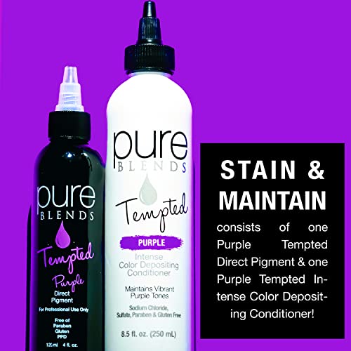 Kit Tinte Semi Permanente Pure Blends Purple Stain miniatura 2