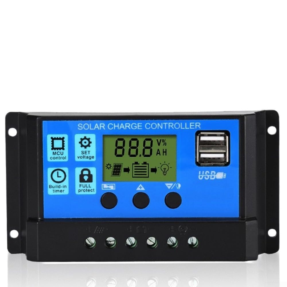 Zoegneer 10–60 A MPPT Solarmodul-Regler, Laderegler, Autofokus-Tracking, 12 V/24 V (60 A)