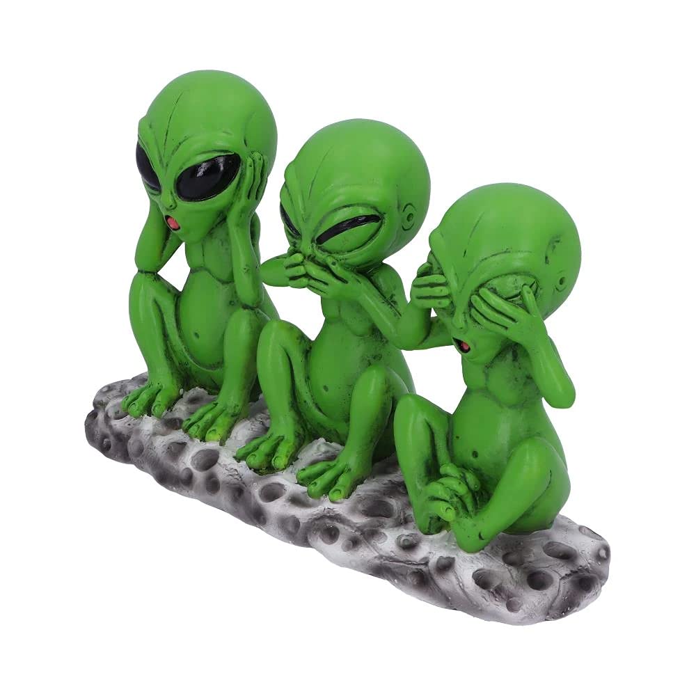 Amazon.com: Nemesis Now Three Wise Martians 16cm See No Hear No
