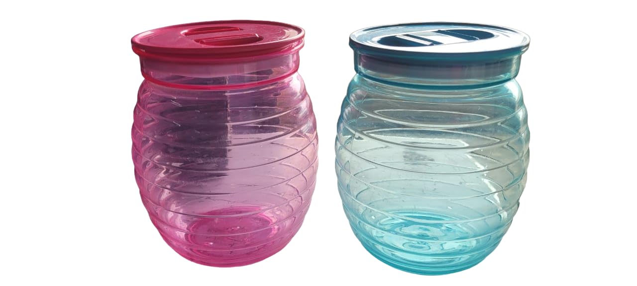 ZorluAir Tight Containers For Kitchen Storage Set, Bpa Container For Kitchen Storage Set, Kitchen Organizer And Kitchen Storage (Pack Of 2)- Multicolour Assorted