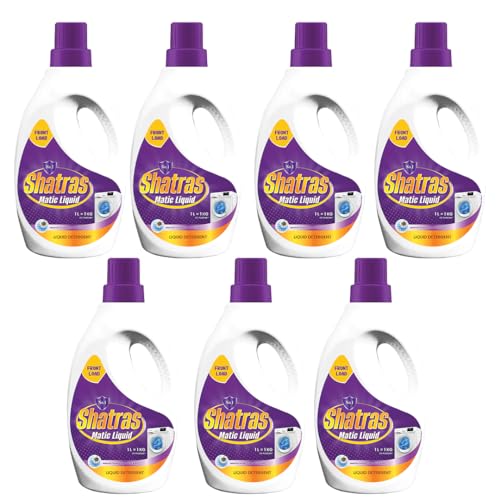 Image of SHATRAS Matic liquid detergent for daily wash | Laundry Liquid Detergent With Long-Lasting Refreshing Fragrance | Front Load Liquid Detergent for Superior Color Care (Purple 7)