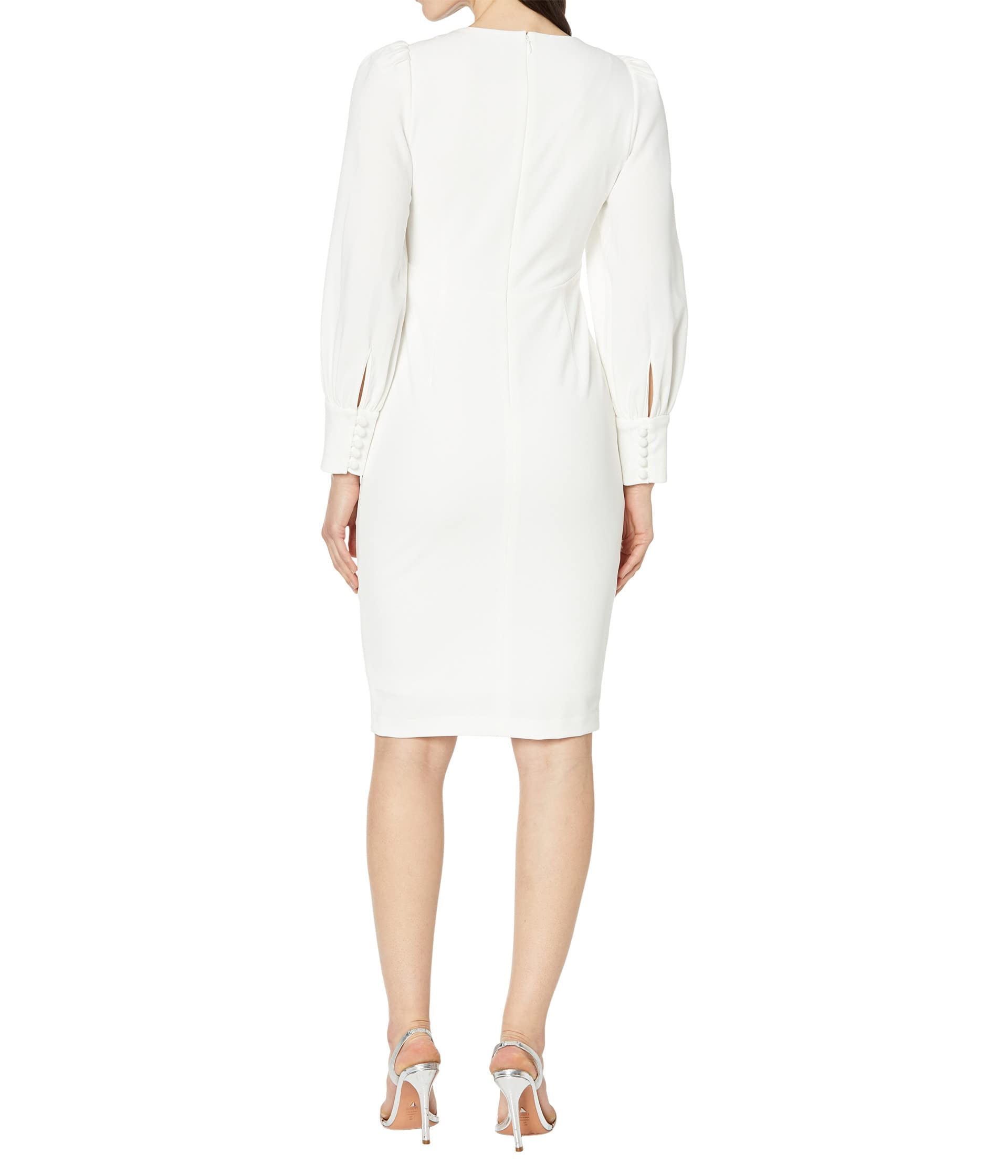 Calvin Klein Damen Vneck Sheath Work Dress Kleid