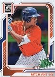 Mitch Voit baseball trading card 2026 Panini Donruss Optic Chrome #174 Rated Prospect Rookie (NY Mets)