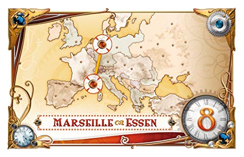 LES AVENTURIERS DU RAIL : Extension Cartes EUROPA 1912 - Version Française - Jeu de Société pour Enfants dès 8 ans - 2 à 5 Joueurs - Jeu de Stratégie A Jouer avec Jeu de Base Europe - Days of Wonder
