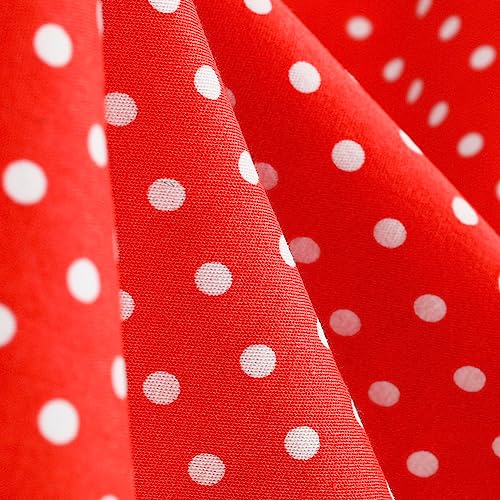 Image of 1950s Dresses for Women Vintage Retro Cocktail Party Swing Dresses Halter Floral Rockabilly 50s Polka Dot Pin up Dress