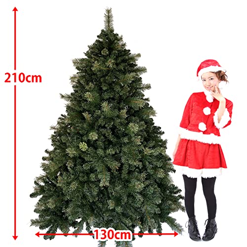 人気沸騰ブラドン Txn10 006 21 B ドイツ ベルギー輸出専用 ヌードツリー本物そっくり モミと松の２種類構成され1本1本細かく見栄え 210cm クリスマスツリー 最高級リッチ クリスマスツリー