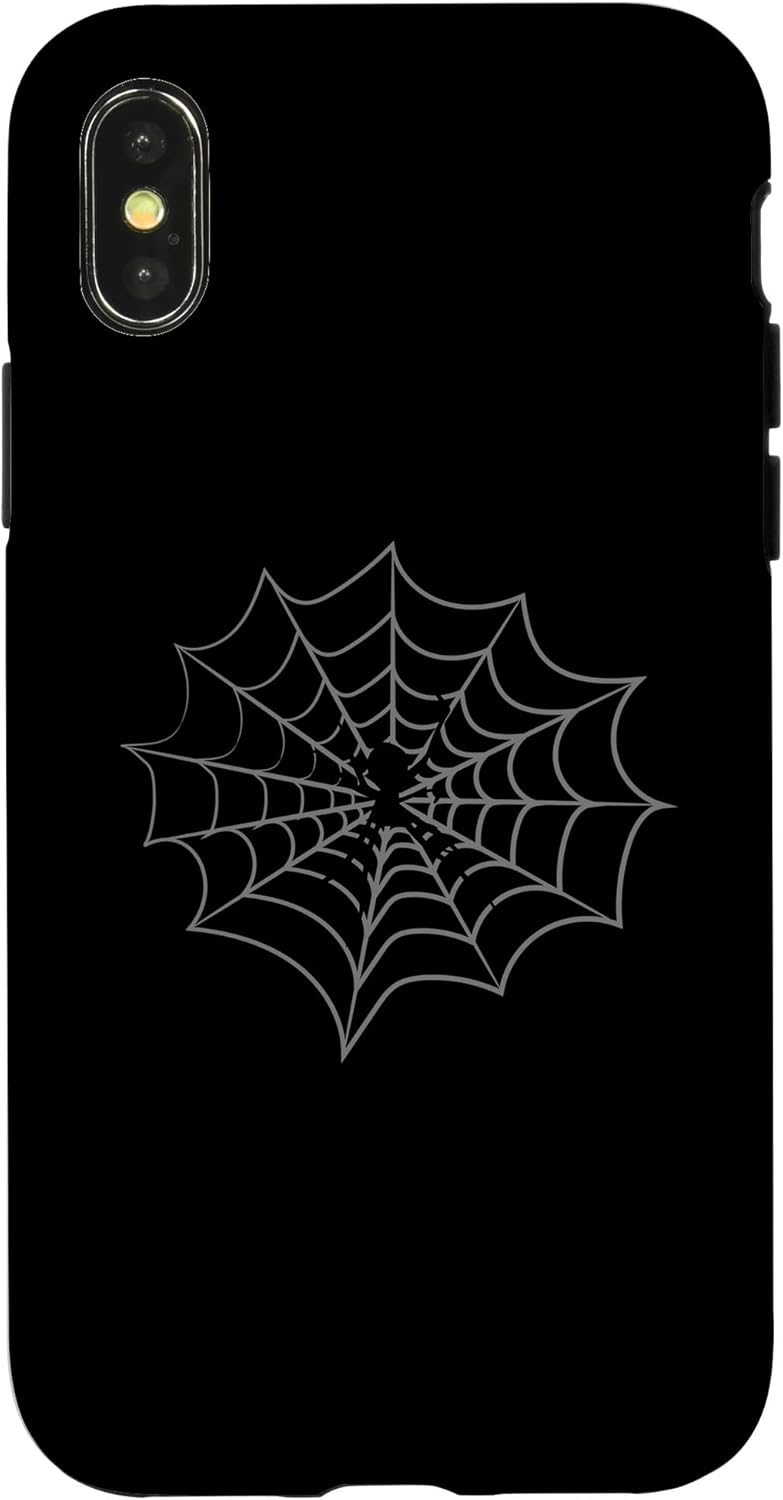 iPhone 11 Pro Max Spider Web with Black Spider Case