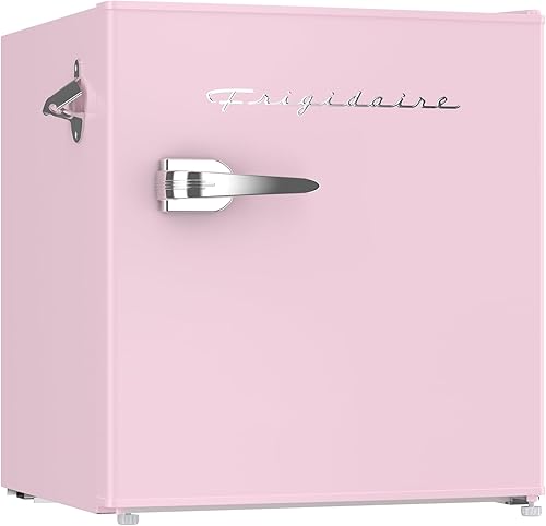 Miniatura 11 de Frigidaire Refrigerador compacto retro con enfriador, encimera, abrebotellas integrado, refrigerador compacto de 1.6 pies cúbicos, mini refrigerador