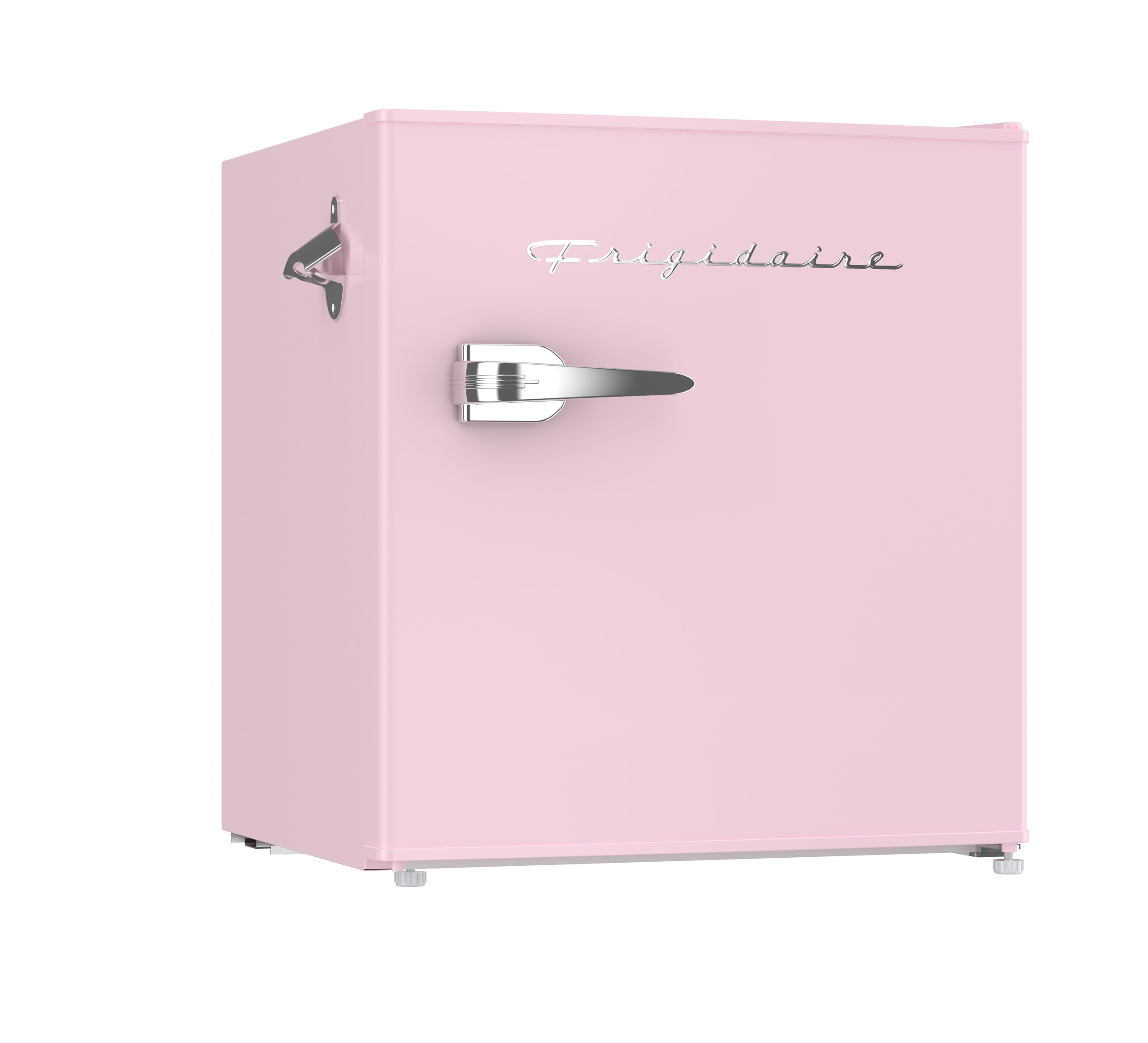 EFR176 Retro Compact Fridge with Chiller Mini Refrigerator with Built-in Bottle Opener for Office, Bedroom, Dorm Room or Cabin, 1.6 cu ft 16" D x 18" W x 18.5" H, Pink
