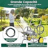 Zoom IMG-1 costway carrello avvolgitubo da giardino Zoom IMG-1 costway carrello avvolgitubo da giardino