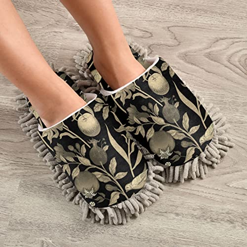 Mop Slippers Shoes, Unisex Cleaning House Slippers Spa Dusting Slippers M-L4