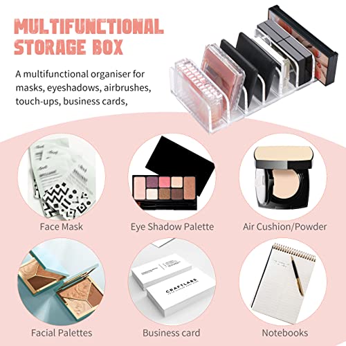 Lot of 2 Porta Trucchi in Plastica,Palette per