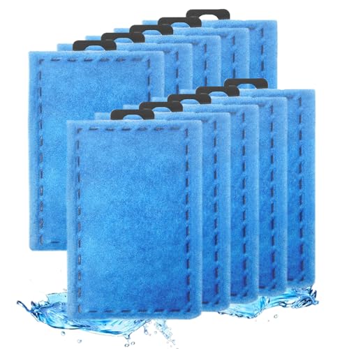 Image of driamor 10 Pack Rite-Size E Filter Cartridges Compatible with Marineland Emperor PRO Power Filter 450 and Original Emperor Power Filters 280 /400, Filter Cartridge Replacement for Aquarium System