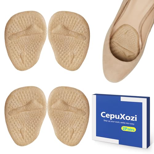 2 pares de cojines para la bola del pie para tacones de mujer miniatura 1